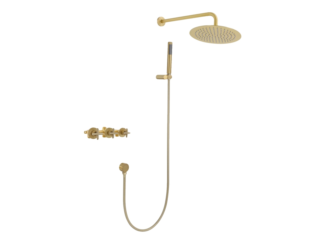 Juego de ducha moderno, construcción duradera, experiencia de ducha de lujo, OEM dorado