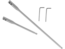 Barra De Extensión Para Brocas Hexagonales De Madera De 150 Mm Y 300 Mm (4")