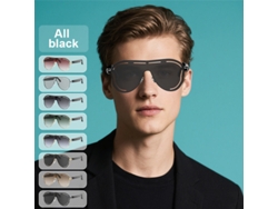 Gafas De Sol Inteligentes Con Ia, Funciones: Traducción, Reproducción De Música Y Llamadas Bluetooth (negro) Czhhmart