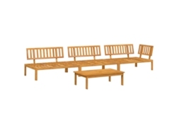 Maison Exclusive - Set De Sofás De Palets De Jardín 4 Pzas Madera Maciza De Acacia