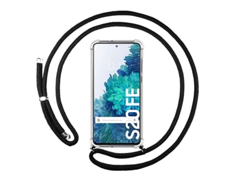 Carcasa Samsung Galaxy S20 FE TUMUNDOSMARTPHONE Colgante Negro