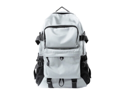 Mochila grande para hombre, 47x32x14cm. Mochila escolar para viajes/trabajo, gris claro, Hexinyigjly