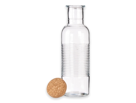 Jarra Agua Cristal con Tapa de Corcho 1L 85 x 85 x 295 cm TIENDA EURASIA