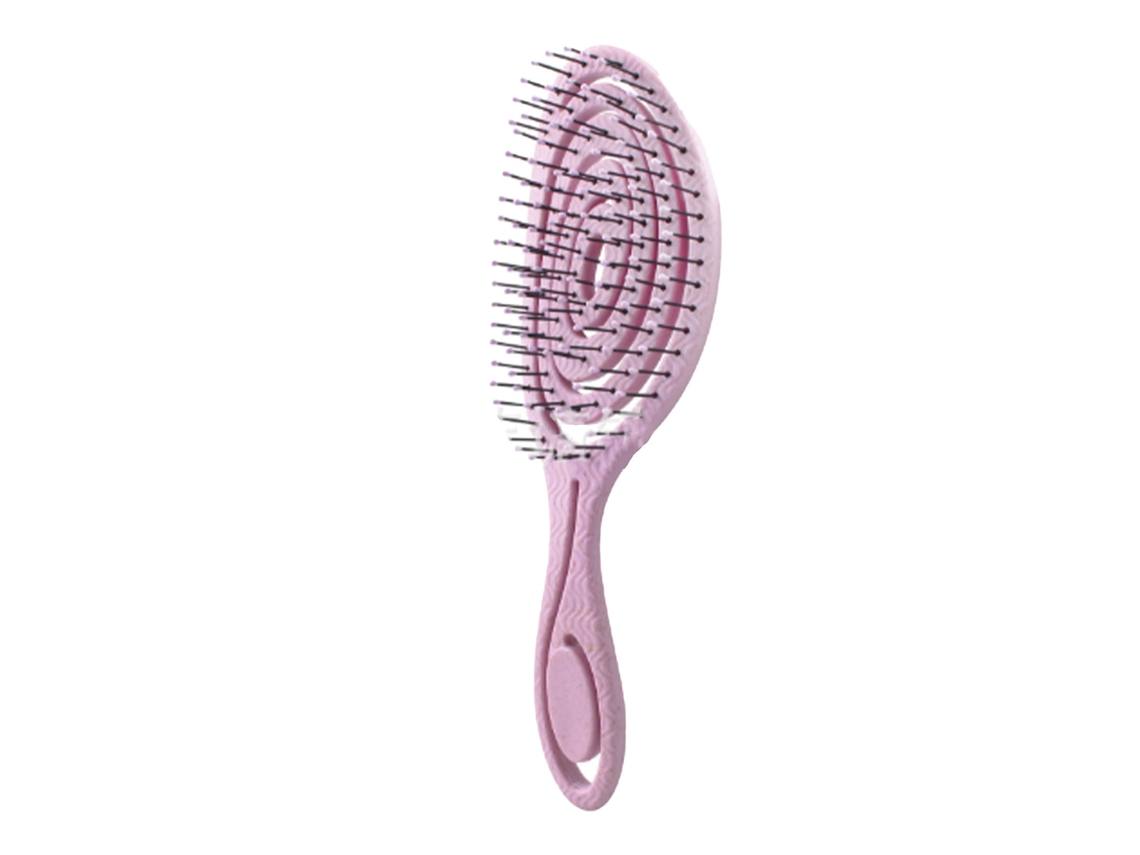 2 Piezas Set De Peine Y Cepillo De Pelo Hueco Para Hogar Y Salón