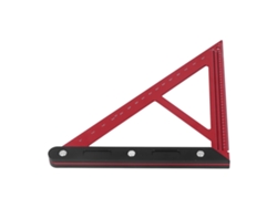 Regla Triangular De Aleación De Aluminio Para Carpintería Con Escala Clara - Herramienta De Dibujo De Precisión