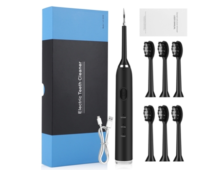 Cepillo de Dientes Eléctrico TRUMSEN H228 Negro (3 Modos - Recargable)