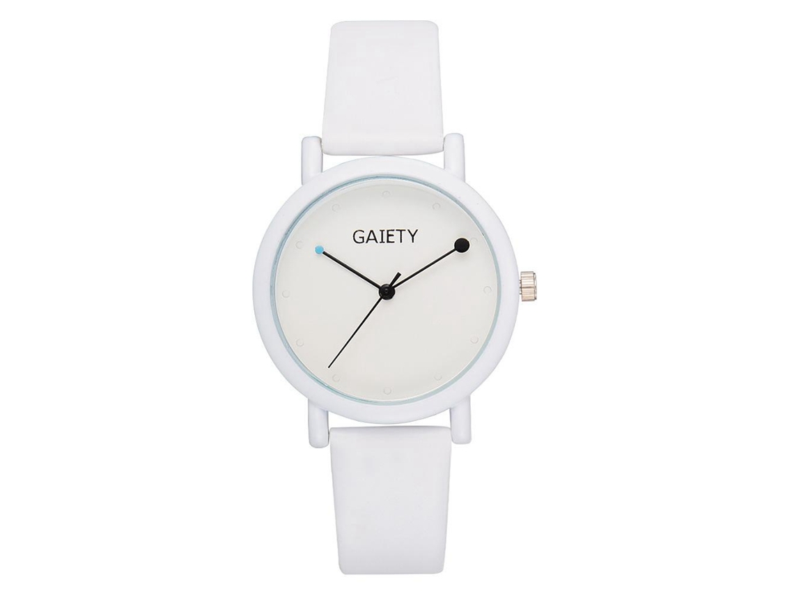 Reloj De Cuarzo De Moda Para Mujer Con Correa De Piel Sintética Para Estudiantes (rojo)