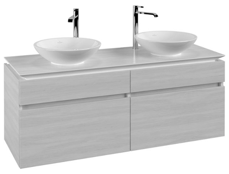 Mueble de tocador Villeroy &amp Boch Legato B592 1400x550x500mm 2 lavabos