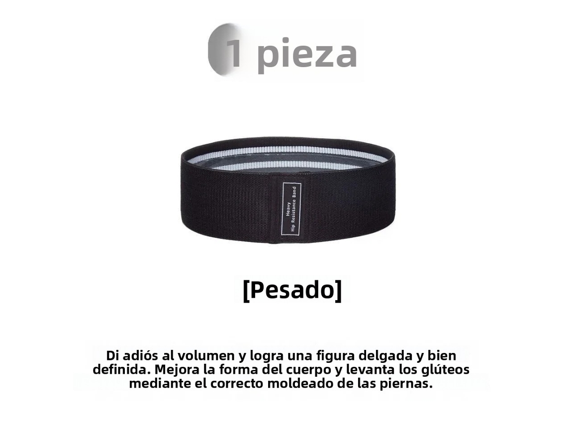 Juego de bandas de resistencia, ideales para gimnasios, entrenamientos en casa y entrenamiento de resistencia. Mdug (negro, talla L)