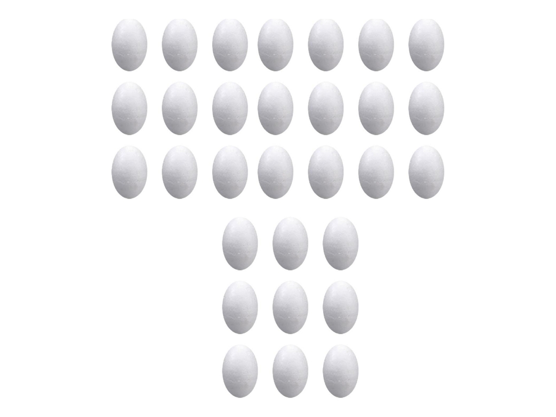 Huevos de Pascua de espuma 30 unidades 7cm Eggsslowmoose