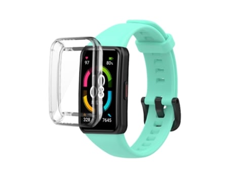 Correa de Silicona para Huawei Band 6 - verde azulado