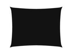 Maison Exclusive - Toldo De Vela Rectangular Tela Oxford Negro 3,5x4,5 M