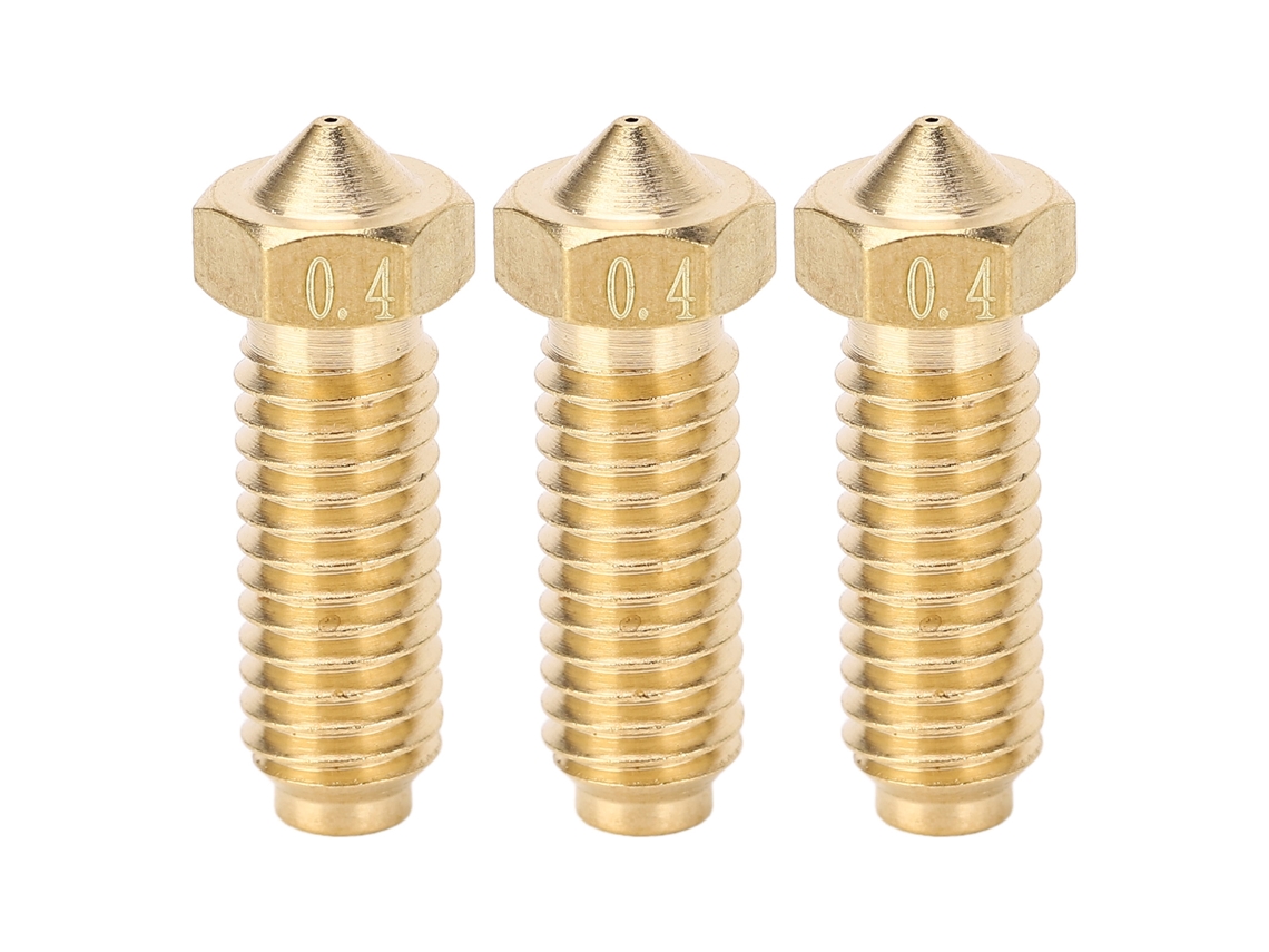 Kit Bico De Latão Para Impressora 3d Anycubic Kobra 2 Pro/max/plus Extruder Hotend 0.4mm 1.75mm 3 Peças