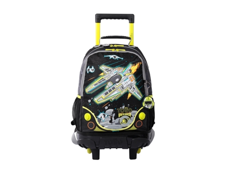 Mochila Infantil Con Ruedas Mediana Spaceship
