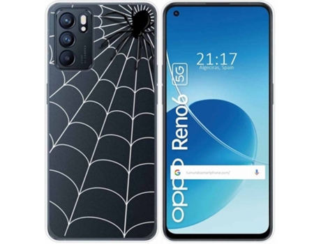 Carcasa Oppo Reno 6 5G TUMUNDOSMARTPHONE Araña Multicolor