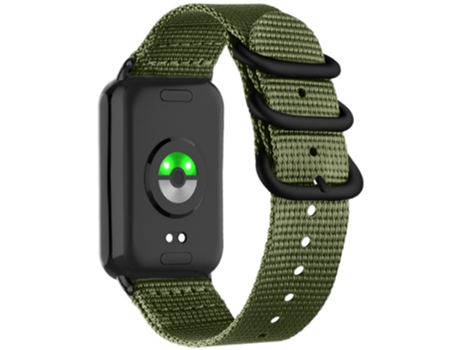 Pulseira de Nylon para Xiaomi Mi Band 8 Pro Verde