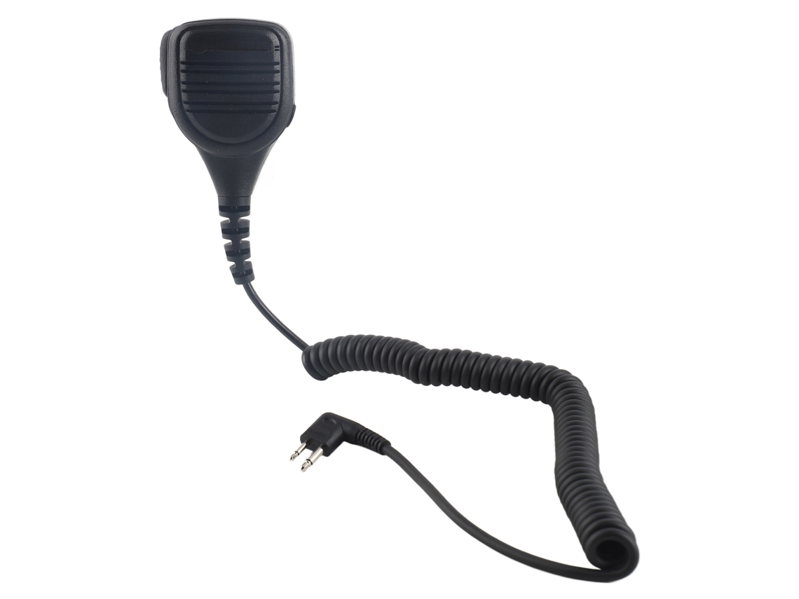 Micrófono De Mano Con Altavoz Para Radio Talkie Con Conector De 3,5 Mm Y Clip De Acero.