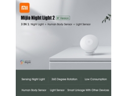 Xiaomi Mijia Night Light 2 (versión Bluetooth), lámpara de noche con atracción magnética, rotación de 360°, sensor infrarrojo ajustable, compatible con la app Mi Home.