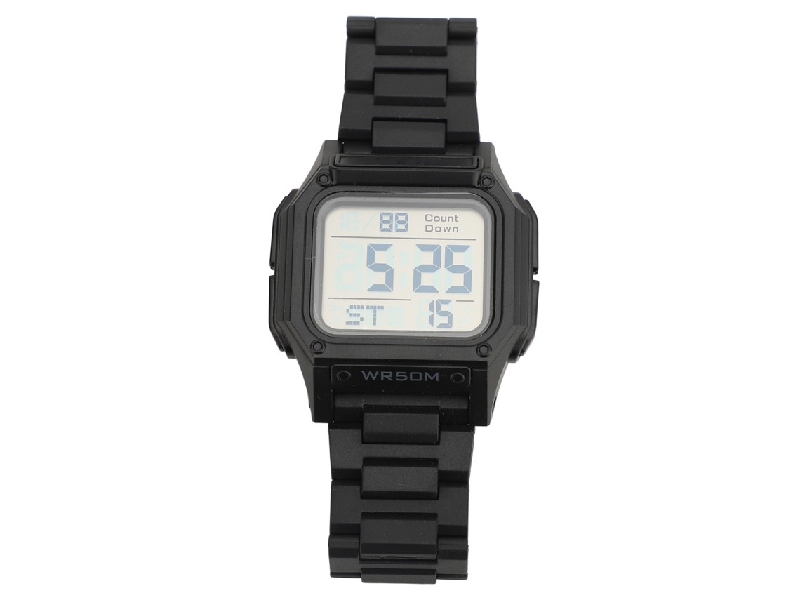 Reloj Digital Resistente Al Agua Hasta 50 M Con Retroiluminación, Alarma, Cronómetro Y Doble Hora.
