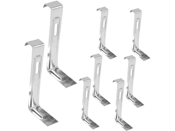 8piezas Gancho Nieve Acero Inoxidable Clips