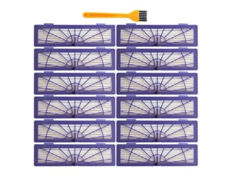 Filtros Hepa para aspiradora Neato Botvac D/Connected Series D7 D80 D85 D3 D75 D5 70E 75 80 85, 12 piezas