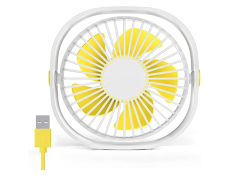 Ventilador de Mesa Portátil ENZON USB Silencioso 3 Velocidades