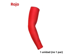 (1 Rojo L) Manga De Brazo Deportiva Universal Con Protección Uv Para Exteriores, Adecuada Para Baloncesto, Fútbol, Etc.