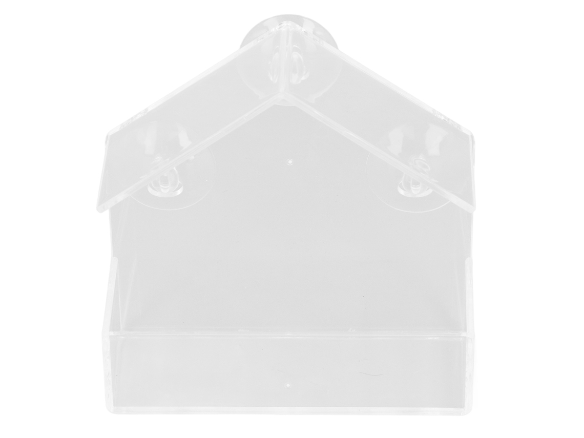 Comedero Para Pájaros De Ventana Práctico Y Sencillo, Casita Para Pájaros De Acrílico, Fácil De Limpiar E Instalar.