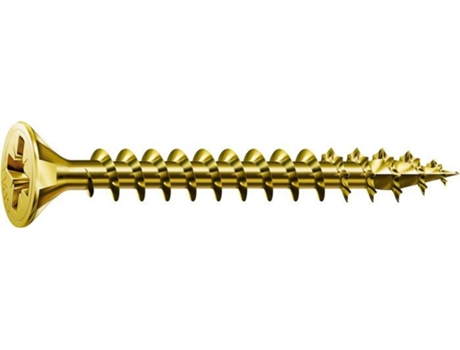 Tornillo para Tablero de Aglomerado con Cabeza Avellanada Bicromada. X100 4 5X60Mm ESPAX