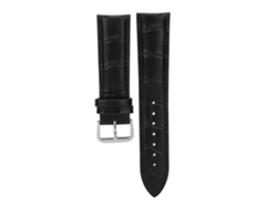 Correa de reloj unisex ajustable, correa de repuesto de calidad, 22 mm, negra