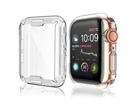 Carcasa de Reloj SLOWMOOSE para Apple (Transparente - 44 Mm Série 5 4)