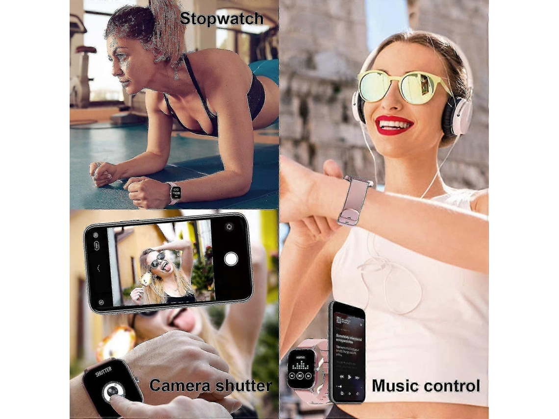 Reloj inteligente con monitor de actividad impermeable IP67 para iOS y Android Ly Ebike