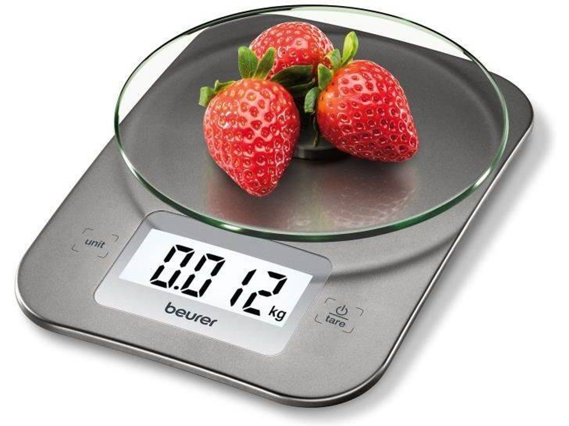 B scula de Cocina BEURER KS26 Capacidad de Pesaje M xima 5 kg