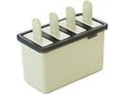 Molde Casero Para Helados Tipo Paleta, Moldes Para Manualidades, Bandeja Con 4 Moldes, Verde, Seguro Para Niños.