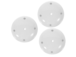 Juego de 3 tapones de cerámica para urinarios, antiolores, para desagües modernos con orificios, Gokoco Prevention