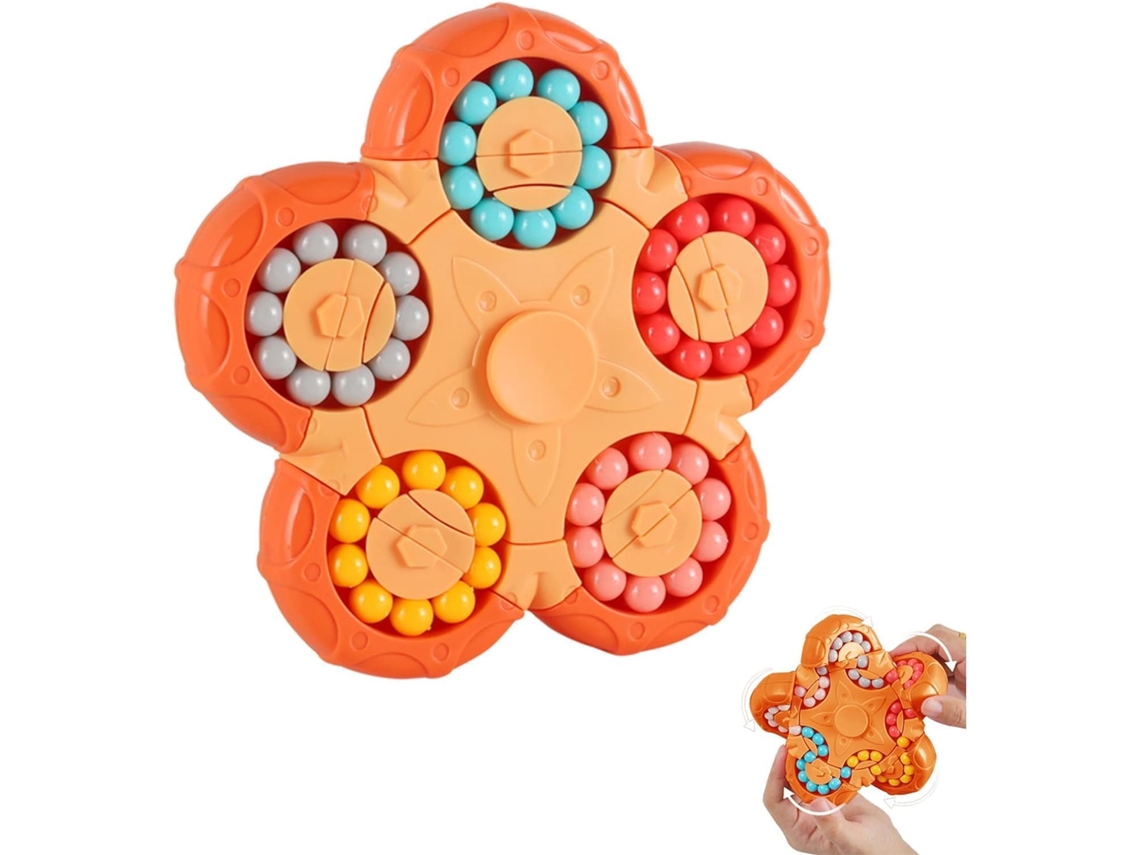 Cubo mágico giratorio Digitallab, juguete educativo, apto para niños de 8 a 12 años (naranja)