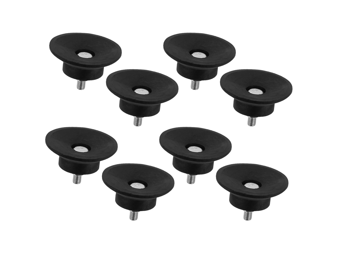 Juego De 8 Almohadillas De Goma Antivibración Con Amortiguadores De Rosca M6