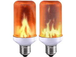 Rebe-lámpara De Pared Led Efecto Fuego Bombilla E26 Ahorro Energético Para Decoración Hogar Jardín Bar Restaurante