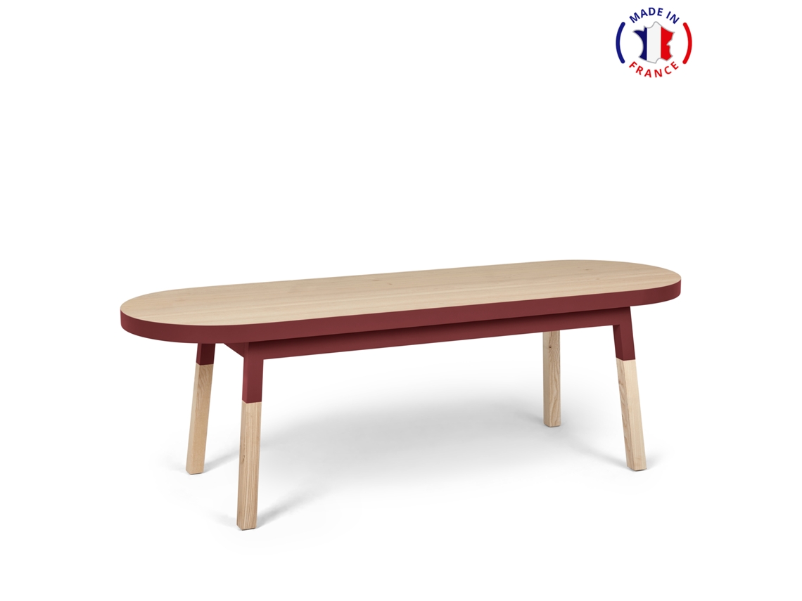 Mesa de Centro MON PETIT MEUBLE FRANÇAIS (Tabaco de Ruca - Madera - 140 x 45 x 45 cm)