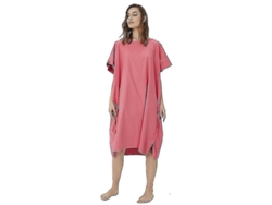 2026-toalla De Playa Adulto Secado Rápido Capucha Microfibra Baño Robe Playa Rojo