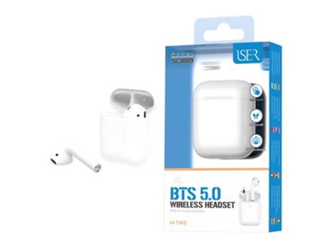 Auriculares Inalámbrico Inalámbrico para Celular Iser Sc3009 Blanco
