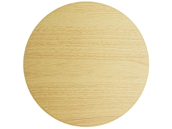 Aplique de pared Mac Wall XL de madera, 20 W, LED, con interruptor CCT, 2700 K/3200 K/4000 K, aluminio, luz de pared de 360 grados de Beneito Faure
