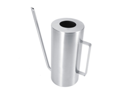 Regadera De Acero Inoxidable De 1,5 Litros Con Boquilla Larga Para Plantas De Interior Y Exterior.