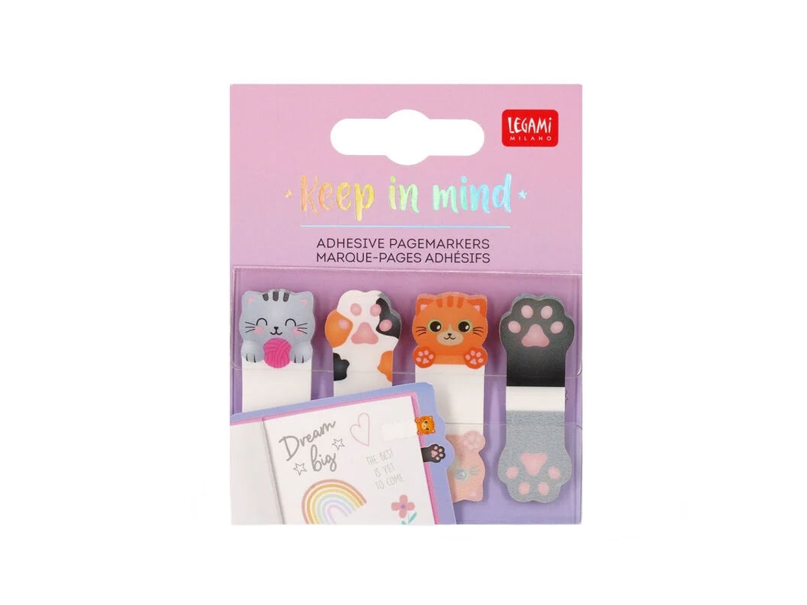 Índice de Legami Keep In Mind Kitty (hojas de 4 x 20) Skn0002
