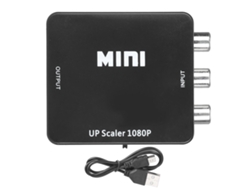 Adaptador Convertidor Av A Hdmi, Convertidor De Alta Definición Para Equipos Rca A Hdmi