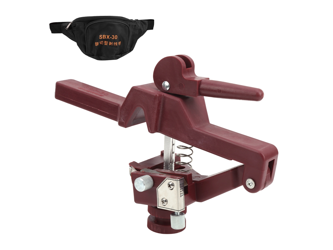 Herramienta Multifuncional Para Electricistas: Pelacables, Cortador Y Crimpadora Sbx-30
