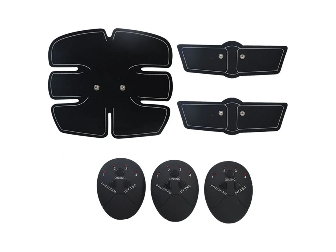 (paquete 3) Estimulador Muscular Abdominal Ems, Entrenador De Glúteos, Masajeador Moldeador Muscular Para Fitness En Casa