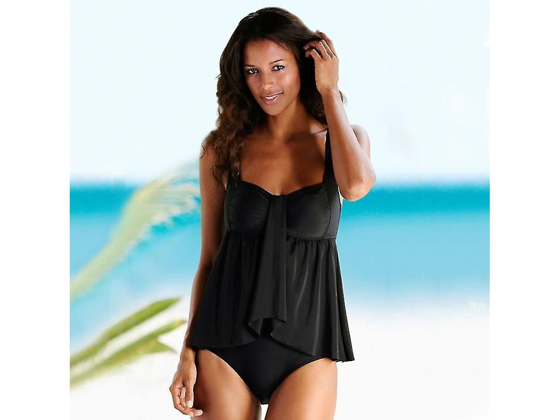 Conjunto De Tankini Para Mujer Con Relleno De Lunares, Traje De Baño, Bikini, Ropa De Playa.