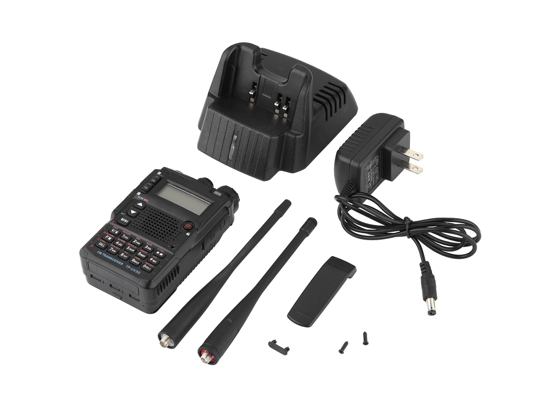 Mini walkie talkie (radio FM, linterna)