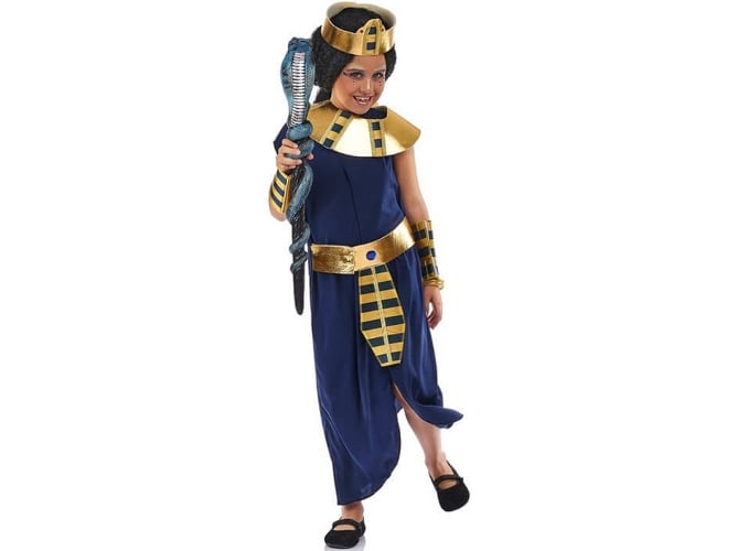 Disfraz de Niña DISFRAZZES Faraona Azul (Talla: 8 a 10 años)